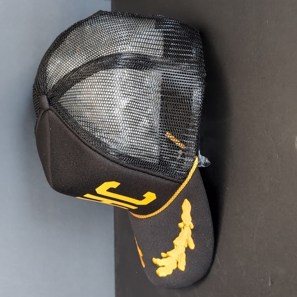Otto Black and Gold VGHC Mesh/Snapback Trucker Hat - Picture 3 of 7